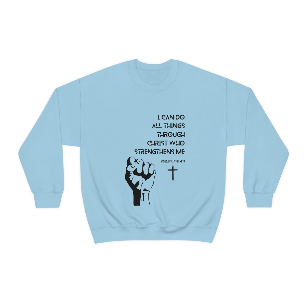 ATBG PHILIPPIANS 4:13 UNISEX HEAVY BLEND™ CREWNECK SWEATSHIRT