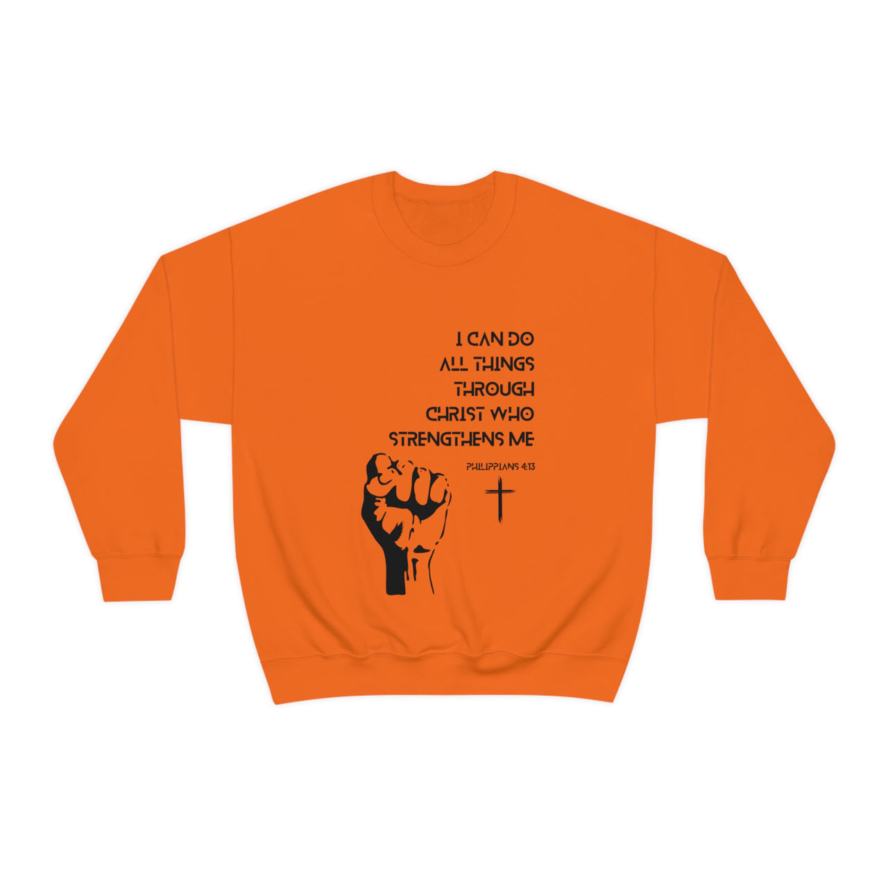 ATBG PHILIPPIANS 4:13 UNISEX HEAVY BLEND™ CREWNECK SWEATSHIRT