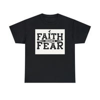 Thumbnail for ATBG FAITH OVER FEAR HEAVY COTTON TEE