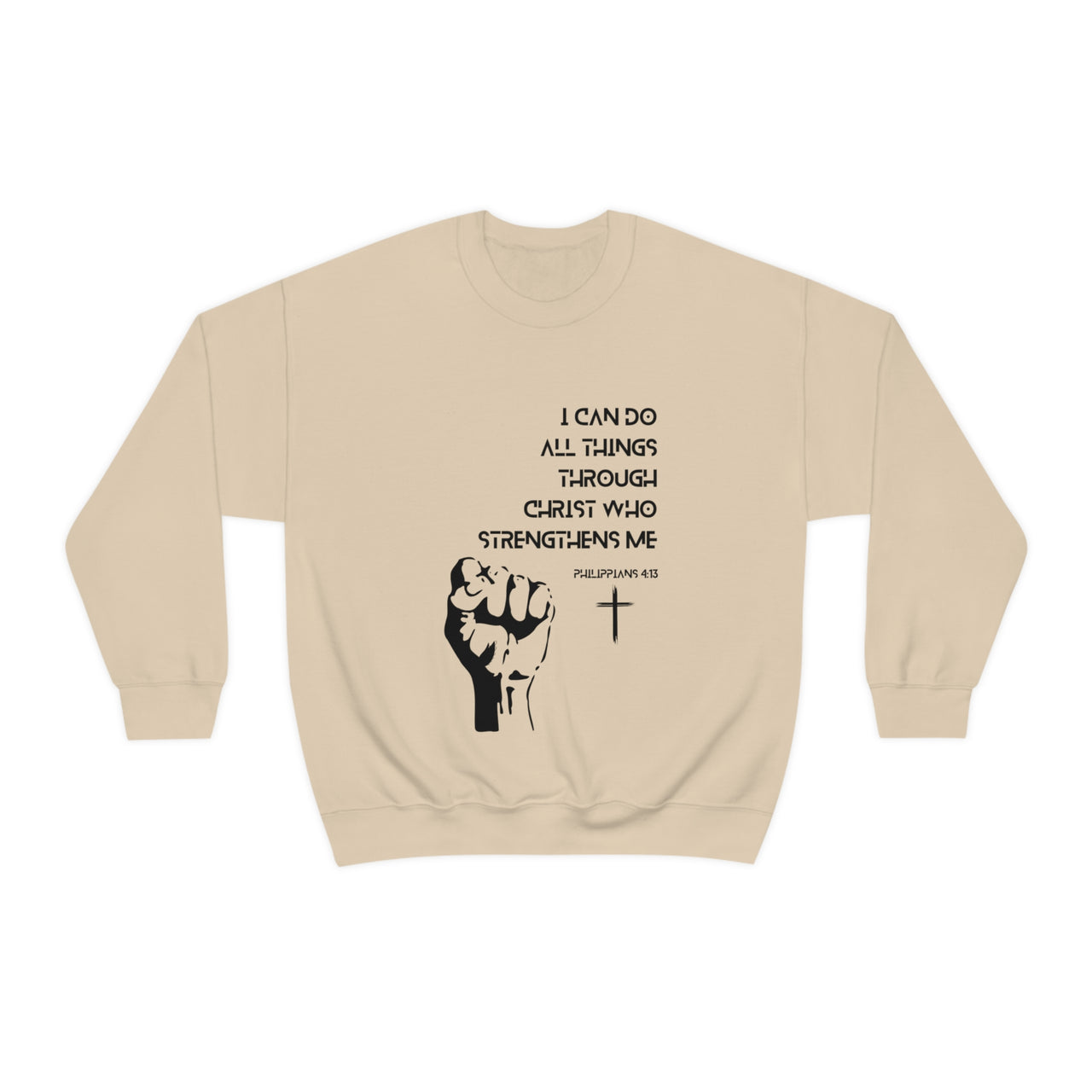 ATBG PHILIPPIANS 4:13 UNISEX HEAVY BLEND™ CREWNECK SWEATSHIRT