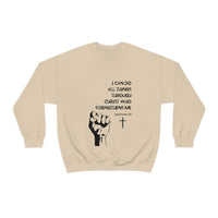 Thumbnail for ATBG PHILIPPIANS 4:13 UNISEX HEAVY BLEND™ CREWNECK SWEATSHIRT