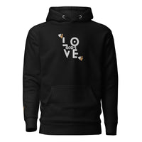Thumbnail for ATBG EMBROIDERED GOD IS LOVE UNISEX HOODIE