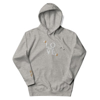Thumbnail for ATBG EMBROIDERED GOD IS LOVE UNISEX HOODIE